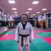Avviciniamo il grande del gruppo, il 54enne Francesco, anche lui con in vita la cintura nera. Dieci anni fa portai mia figlia a fare Taekwondo  afferma , e pi si allenava pi mi innamoravo di questa disciplina. Cos un giorno, al suo posto, decisi di fare lezione io. Bene, oggi ho labilitazione da allenatore